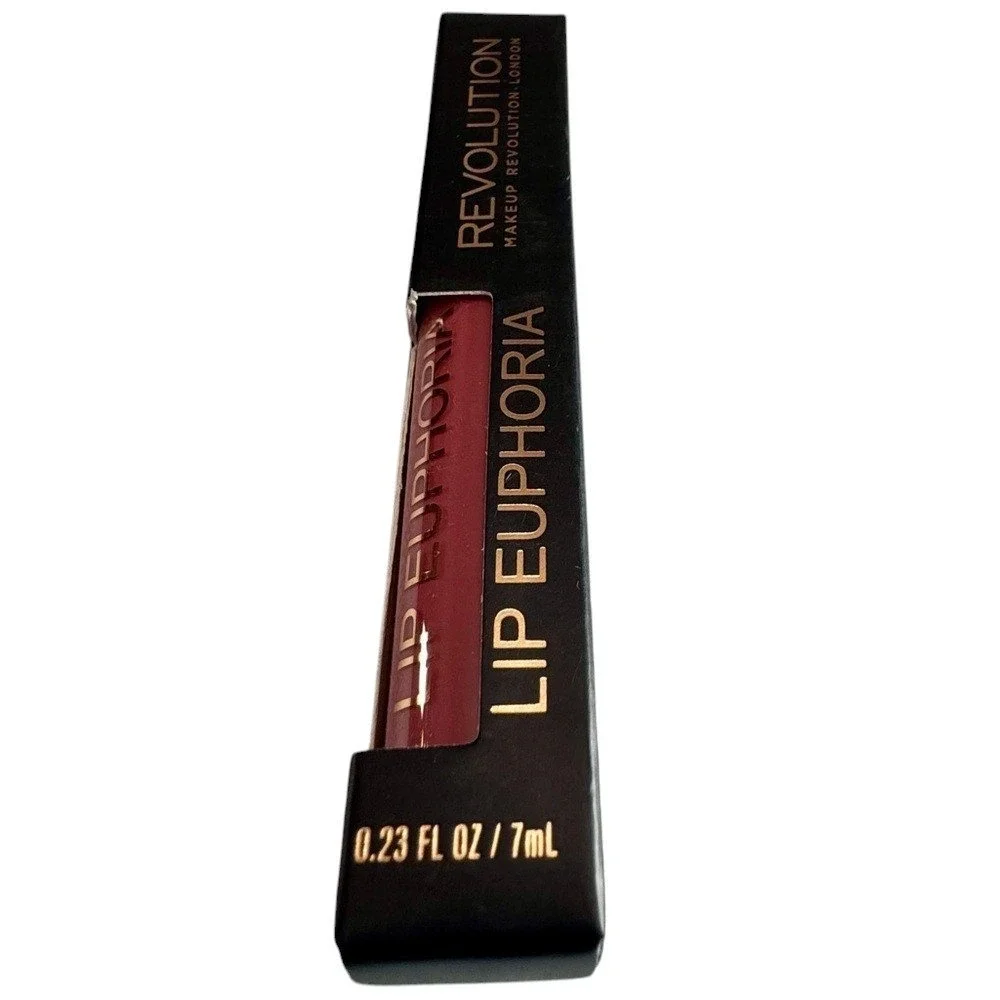 Makeup Revolution Lip Euphoria Liquid Lipstick‎ - Mauve Pink Lip Color Skincare